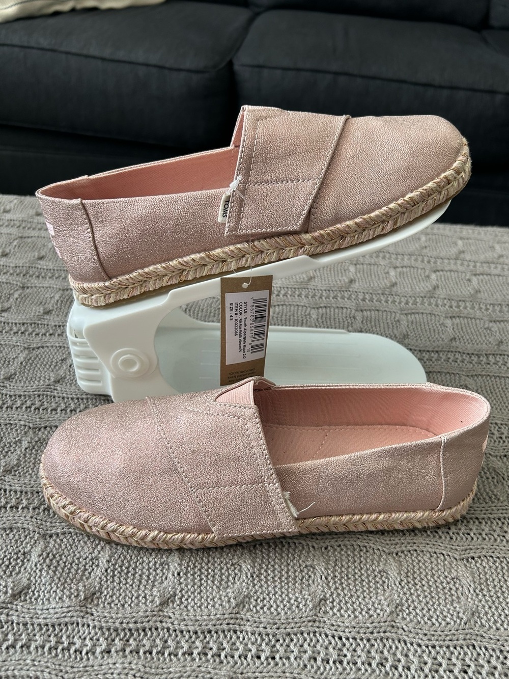 Toms kids Alpagata rope Espadrille Slip-On